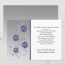 Recherche de pourpre 14x19 invitations Moderne