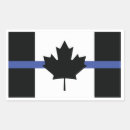 Recherche de drapeaux canadiens autocollants Bleu