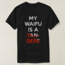 Recherche de waifu tshirts Manga