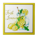 Zoek naar gele citroen tegels Limonade