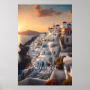 Recherche de cyclades posters Santorini