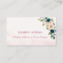 Recherche de fleurs romantiques cartes visite Botanique