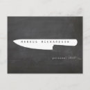 Recherche de couteau cartes postales Chef