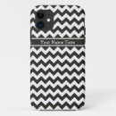 Recherche de zigzag noir et blanc iphone coques Tendance