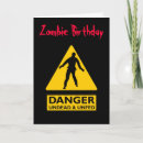 Recherche de zombis vœux cartes Apocalypse de zombi