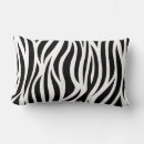 Recherche de zèbre noir et blanc coussins Imprimer
