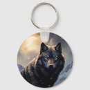 Recherche de lune de loup porteclés Animal