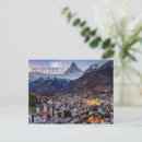 Recherche de neige montagne cartes postales Zermatt