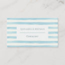 Recherche de rayures en pastel cartes visite Élégant
