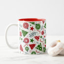 Recherche de motif noël tasses Xmas