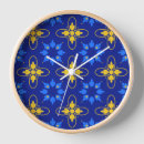 Zoek naar azulejo klokken Geometrisch