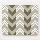Recherche de chevron moderne tapis souris Blanc
