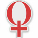 Recherche de symbole féministe autocollants Justice sociale