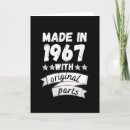 Zoek naar made in 1967 kaarten Grappig