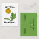Zoek naar dandelion visitekaartjes Bloem