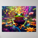 Recherche de peinture grenouille posters Crapaud