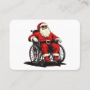 Recherche de père noël cartes visite Fête