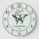 Zoek naar rustic beach decor klokken Blauw