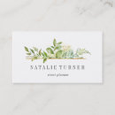 Recherche de feuillage cartes visite Aquarelle