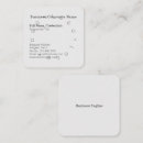 Recherche de formel cartes visite Simple