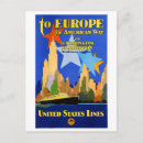 Recherche de ligne de croisière cartes postales Vintage