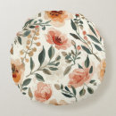 Recherche de fleur orange coussins Aquarelle
