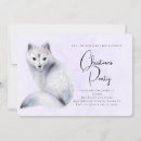 Recherche de motif renard invitations Aquarelle