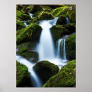 Recherche de montagnes de cascade posters Décoration