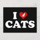 Recherche de chat amour cartes postales Rétro