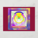 Recherche de mandala bleu cartes postales Violet