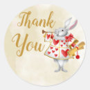 Recherche de le lapin blanc autocollants Faveurs