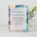 Recherche de aqua blue floral mariage invitations Couple