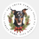 Recherche de dobermann noir autocollants Mignon