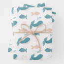 Recherche de baleines mignonnes papier cadeau Animaux