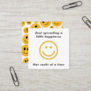 Recherche de double bonheur cartes visite Sourire