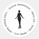 Recherche de silhouette de femme autocollants Dame