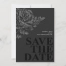 Recherche de floral noir et blanc invitations Chic