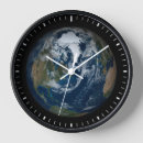 Recherche de continent horloges Rond