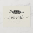 Recherche de nid cartes postales Nous avons déménagé