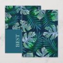 Zoek naar groene bladeren briefkaarten Monstera