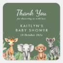 Recherche de baby shower jungle autocollants Verdure tropicale