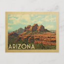 Zoek naar vintage arizona briefkaarten Rode rotsen