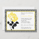Recherche de peony bridal shower invitations Jaune