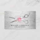 Recherche de fleurs roses cartes visite Minimaliste