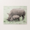 Zoek naar rhinoceros puzzels Wild