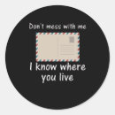 Recherche de postales autocollants Mailman