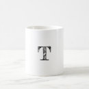 Recherche de lettre verte tasses Initiale