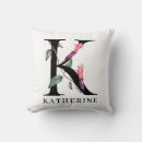 Recherche de monogramme k coussins Fleur