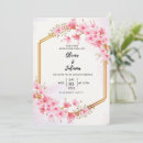 Recherche de fleur de cerisier mariage invitations Botanique floral délicat romantique