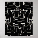 Zoek naar zwarte strepen posters Minimalistisch